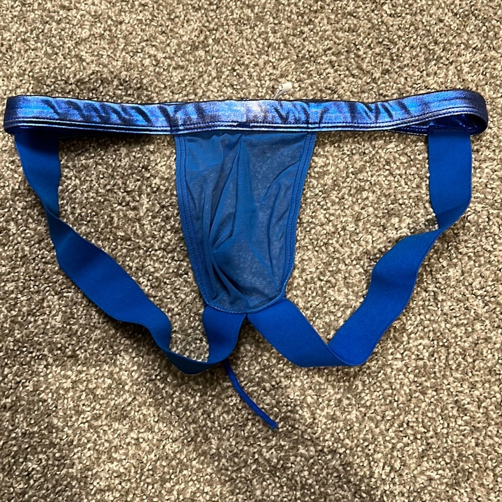 Mesh Jockstrap with junk tie
